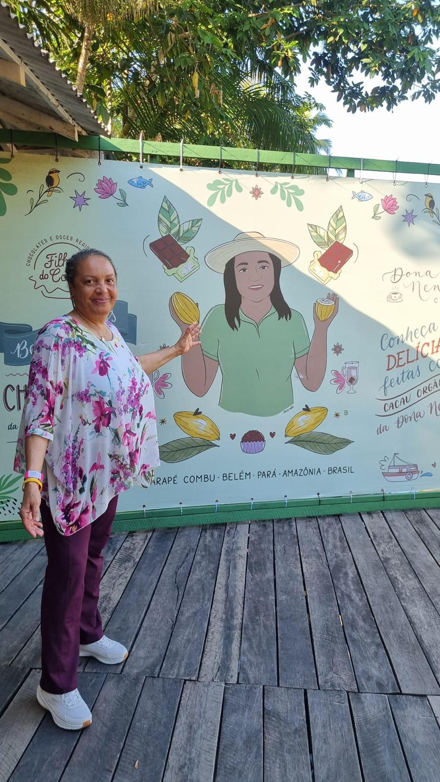 Grupo em foto de grupo com Filha do Combu