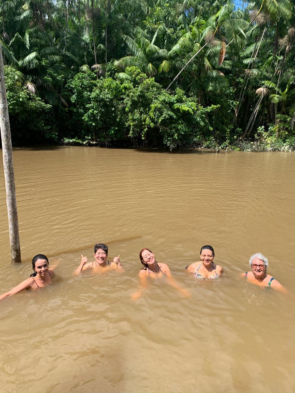 Sessão de meditação com natureza